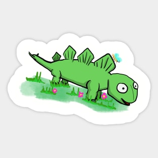 Stegosawwwrus Sticker